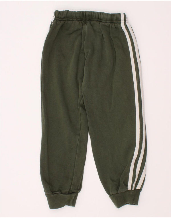 Adidas Pantalon de Survêtement Garçon Joggers 4-5 Ans Vert Coton