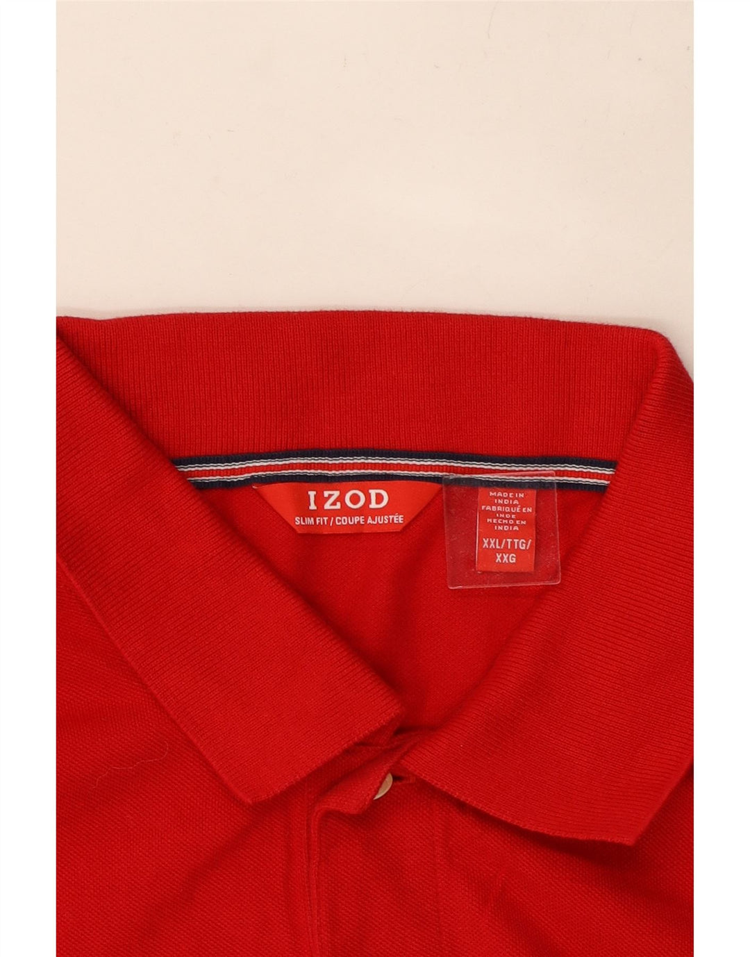IZOD Polo Homme 2XL Rouge Coton