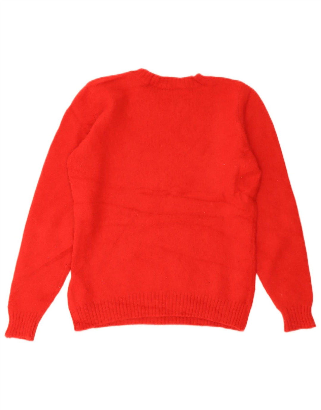 Marks & Spencer Pull court à col rond pour femme UK 8 Petit Rouge