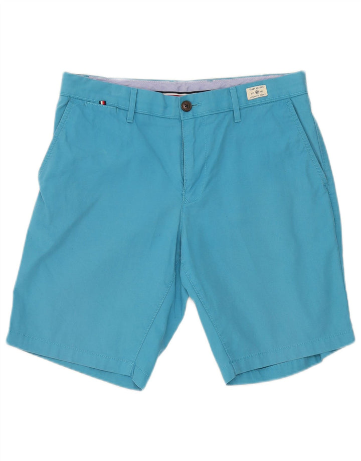 Tommy Hilfiger Short Chino Homme W31 Bleu Moyen Coton