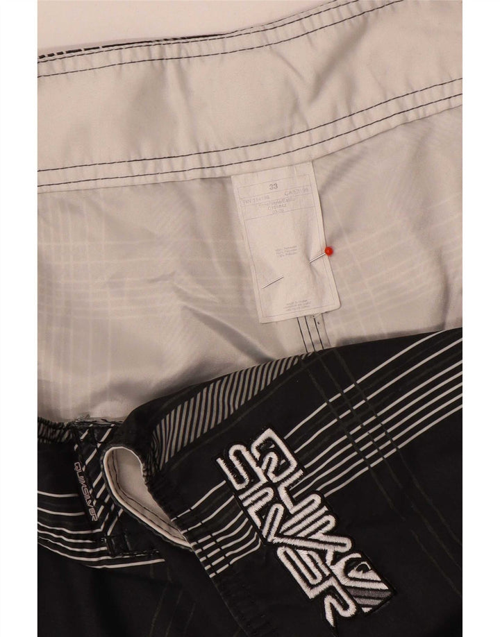Quiksilver Short de Bain Homme Medium Black Check Polyester