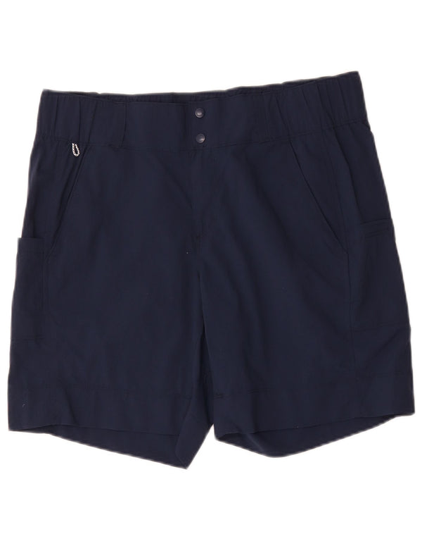 Columbia Short cargo pour femme US 12 Large W34 Bleu marine Nylon
