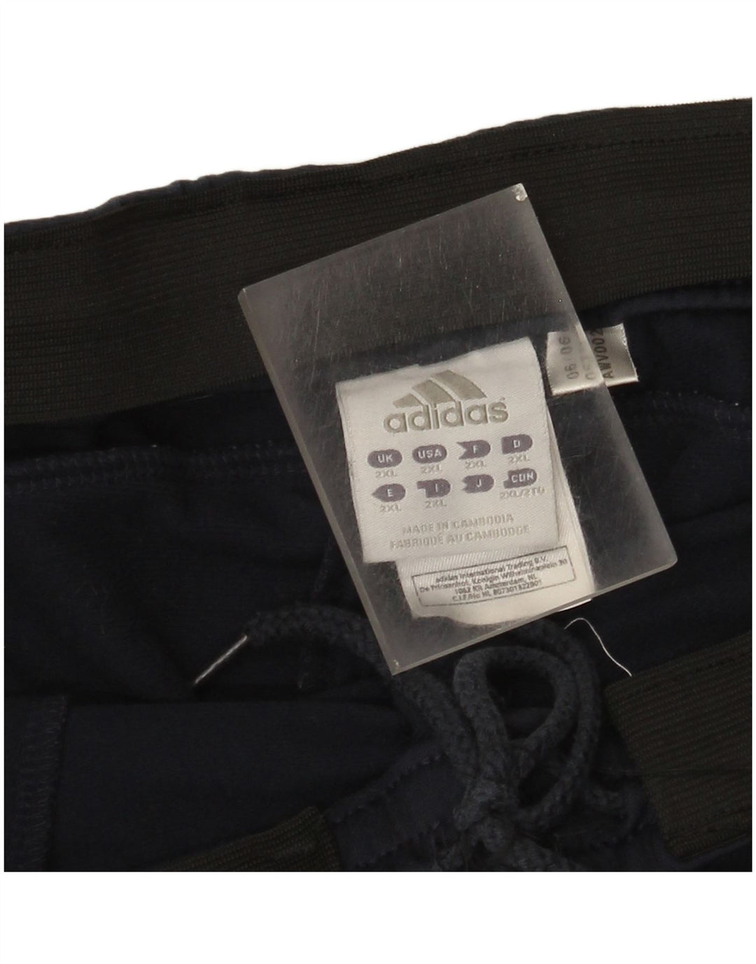 Adidas Pantalon de survêtement pour homme 2XL Bleu marine Polyester