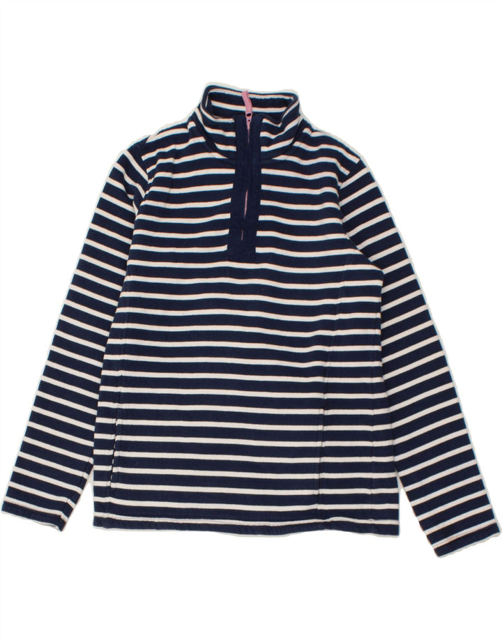 MOUNTAIN WAREHOUSE Womens Zip Neck Sweatshirt Jumper UK 8 Small Navy Blue Vintage Mountain Warehouse and Second-Hand Mountain Warehouse from Messina Hembry 