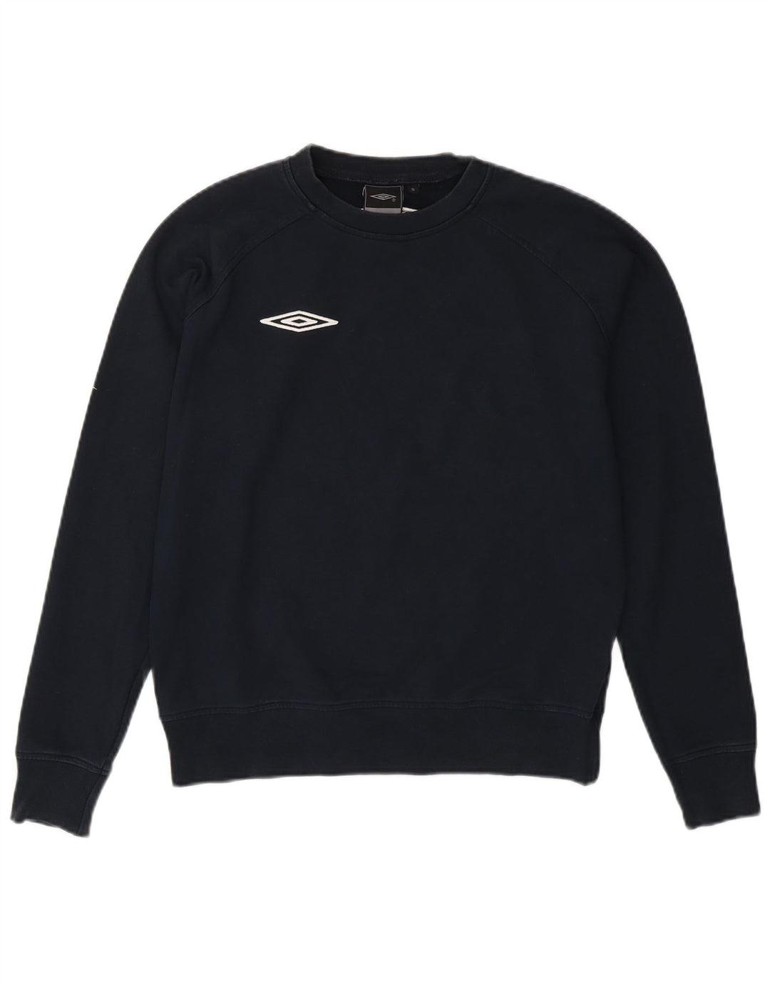 UMBRO Mens Sweatshirt Jumper Small Navy Blue Cotton