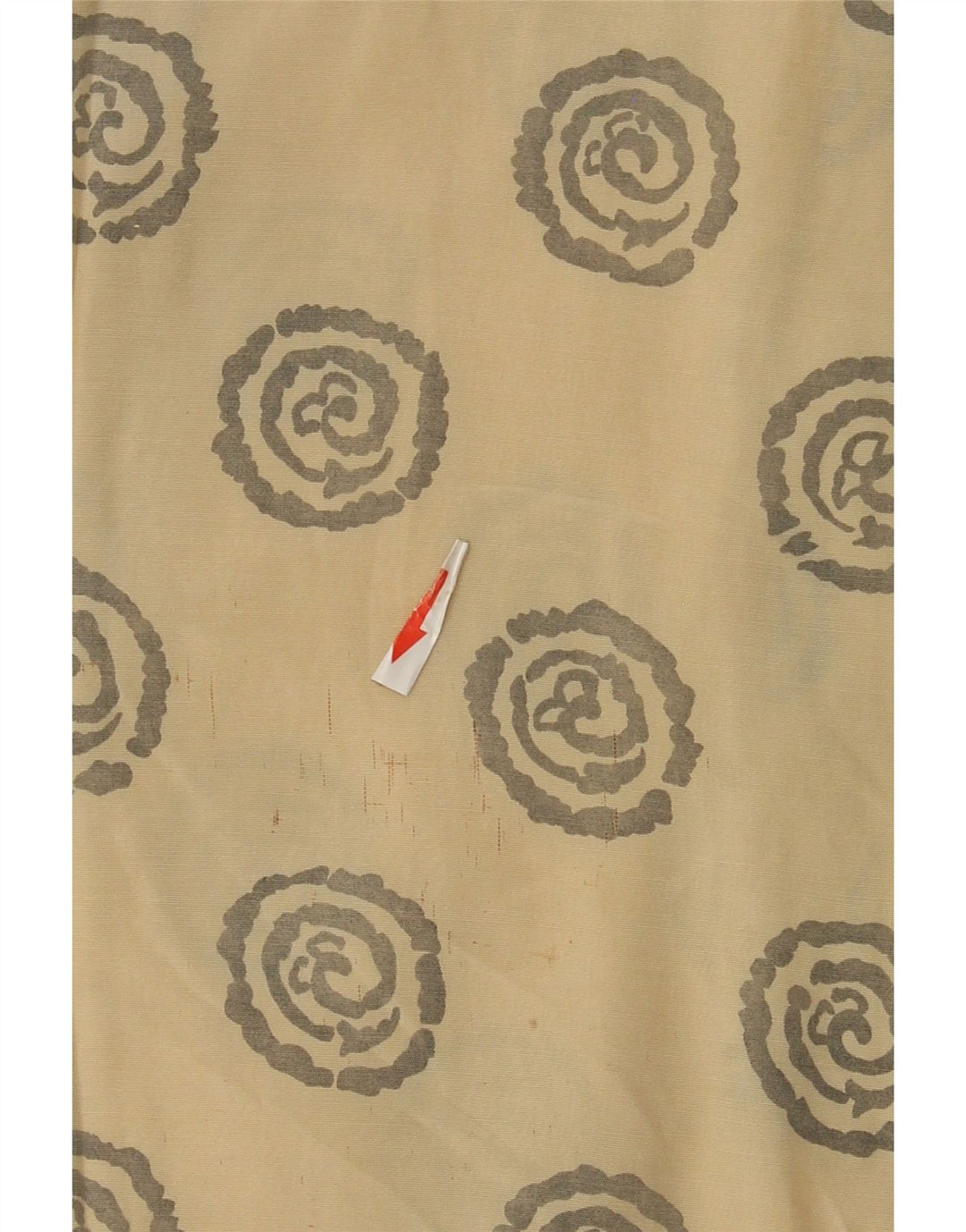 ONE WAY Pull à Manches Courtes Homme XL Beige Géométrique Viscose
