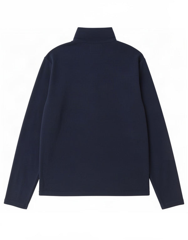 Mountain Warehouse Pull polaire à col zippé pour homme Bleu marine Taille S