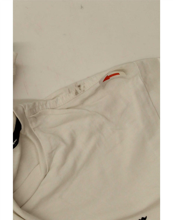 Champion T-Shirt Homme Blanc Moyen Coton