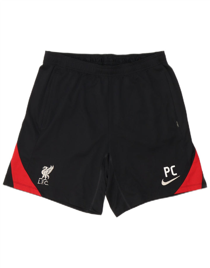 Nike Short de sport Liverpool Graphic pour homme en polyester color block Noir Taille L