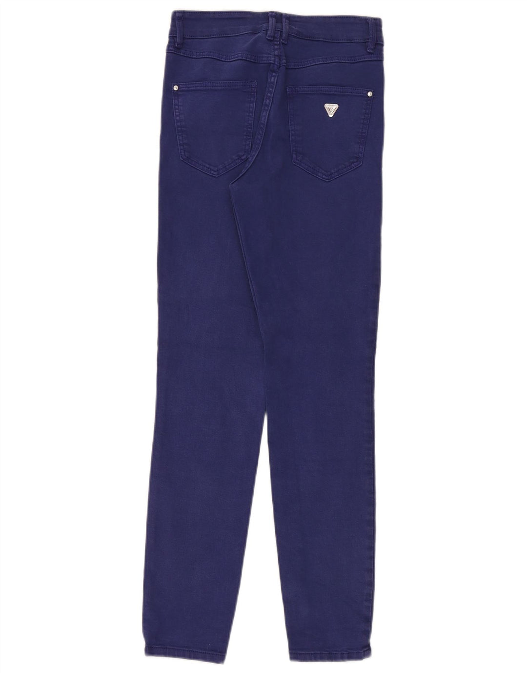 Guess Jean Slim Femme W27 L28 Bleu Coton