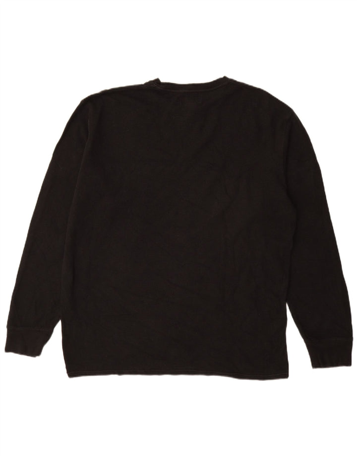 POLO RALPH LAUREN Haut Homme Manches Longues 2XL Bleu Coton