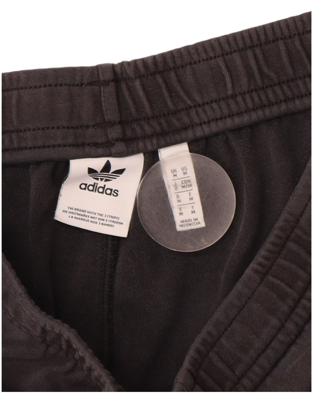 Adidas Short de sport pour homme en coton noir moyen