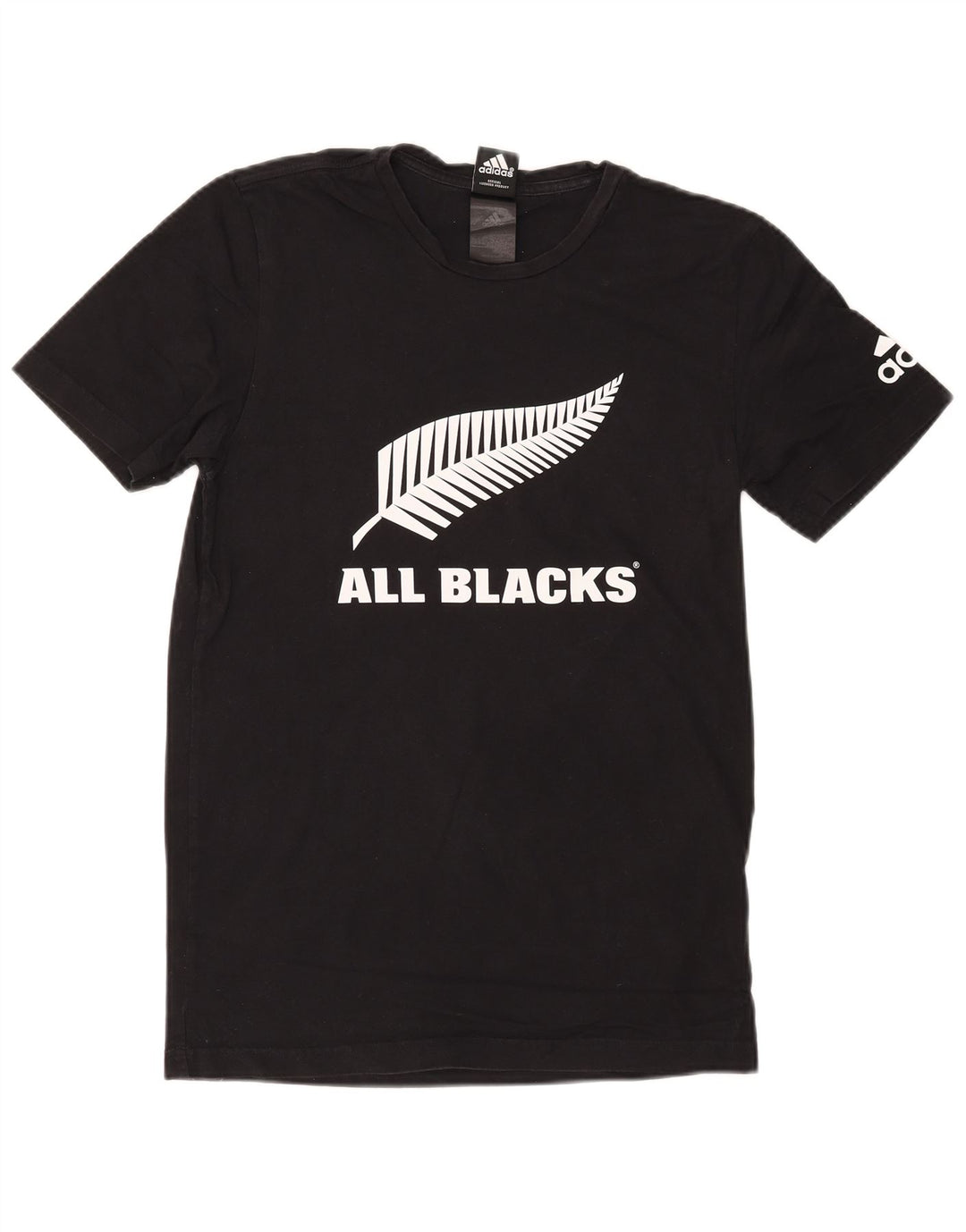 Adidas Hommes All Blacks Graphic T-Shirt Top Petit Noir