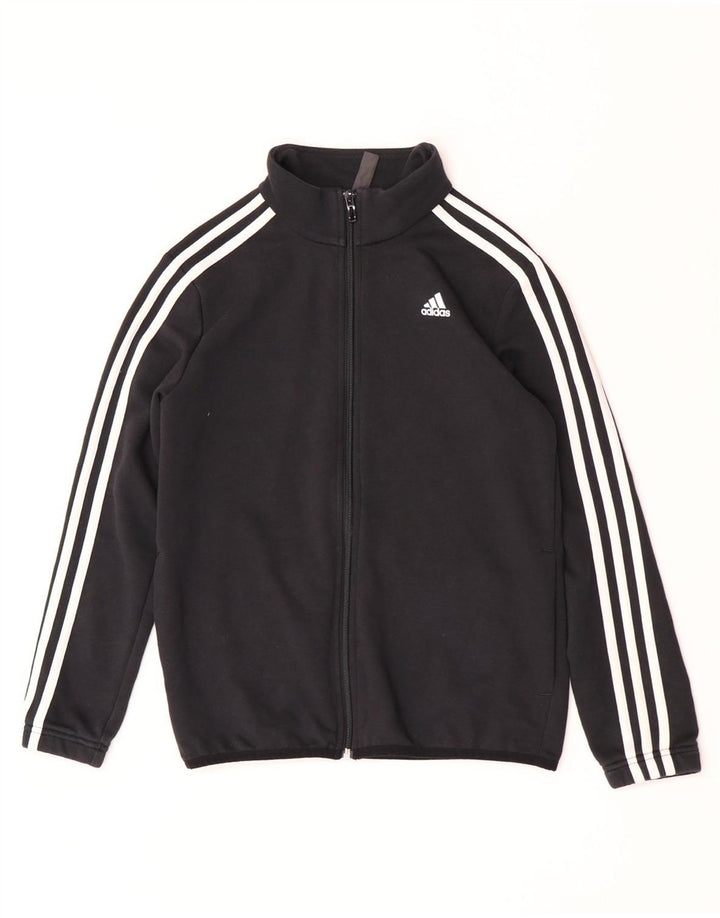 Adidas Veste de Survêtement Garçon 11-12 ans Noir Coton