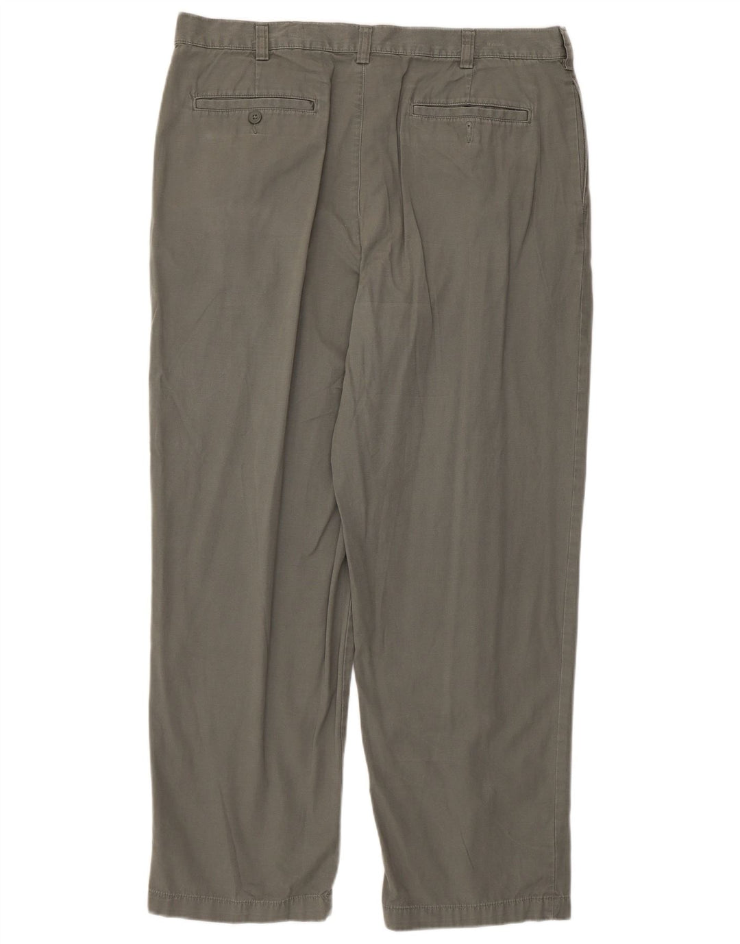 Eddie Bauer Pantalon Chino Pegged Homme W38 L30 Gris Coton