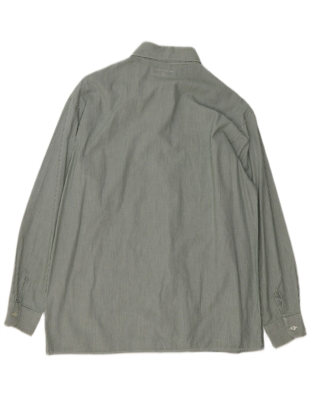 GIORGIO ARMANI Chemise Garçon 11-12 ans Coton Rayé Vert