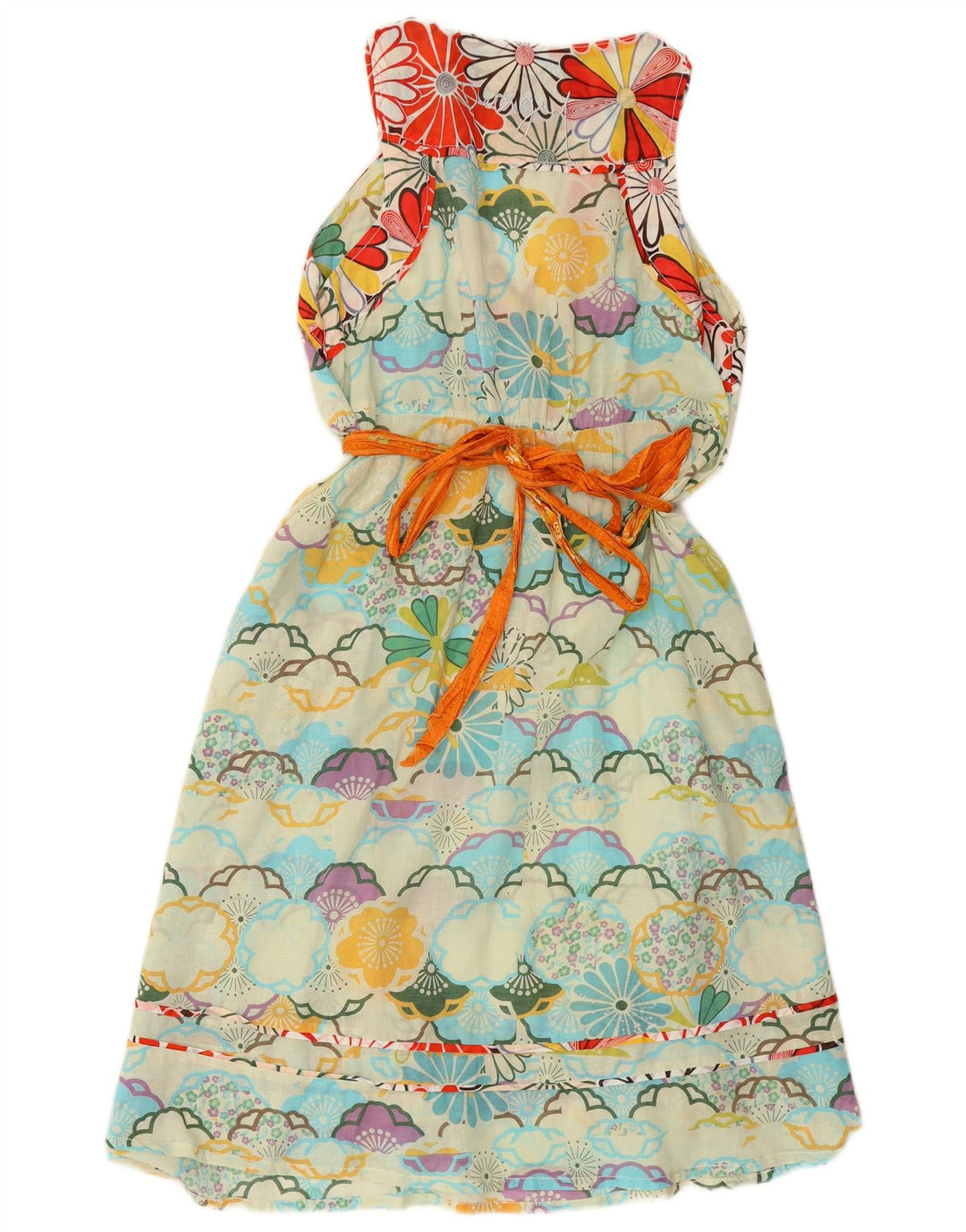 DESIGUAL Robe trapèze graphique pour femme EU 40 Medium Multicolore Floral