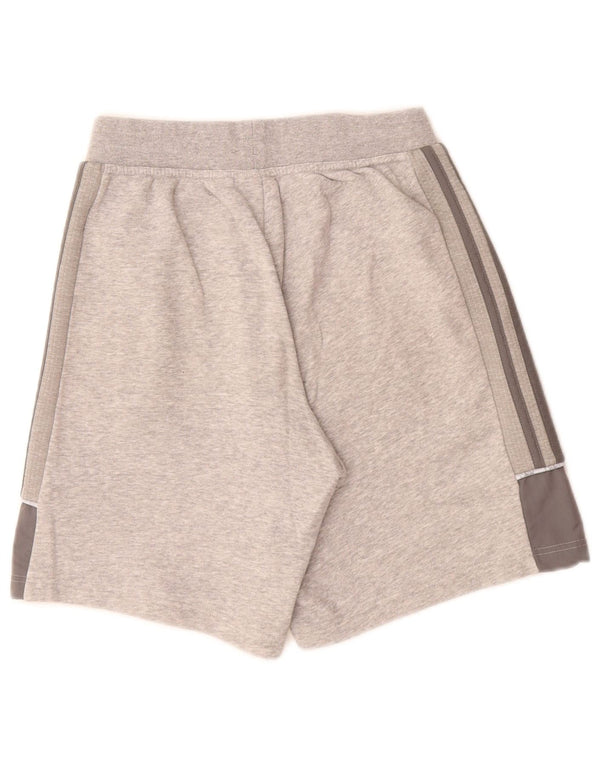ADIDAS Short de sport homme petit gris coton
