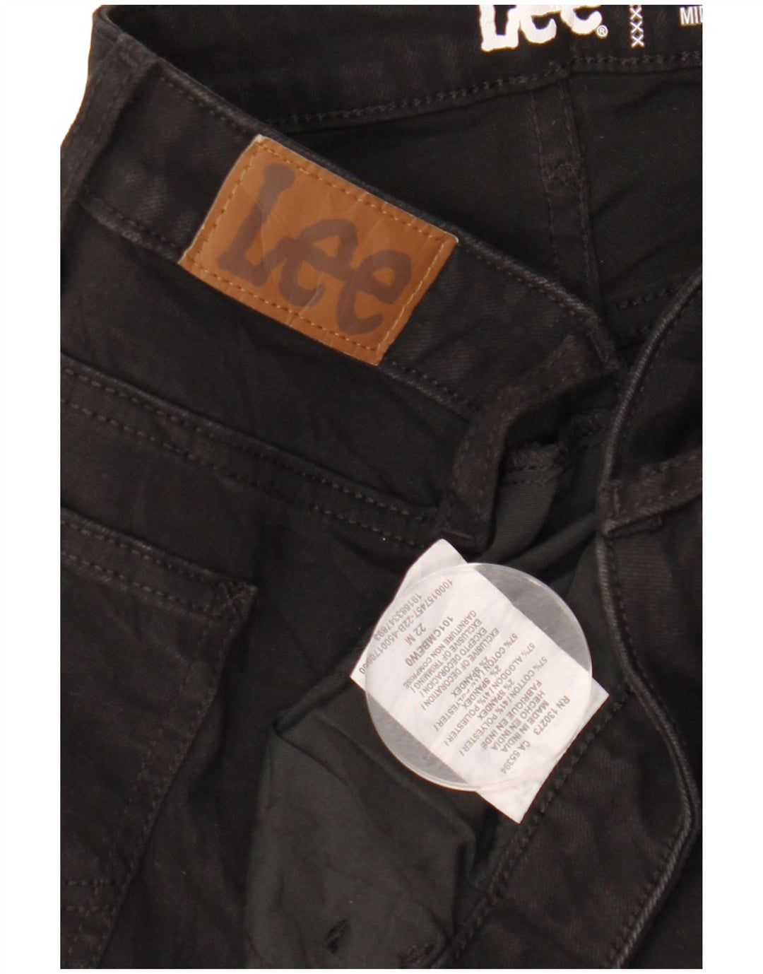 Lee Jean bootcut taille moyenne pour femme, coupe régulière, US 22 3XL W44 L31, noir