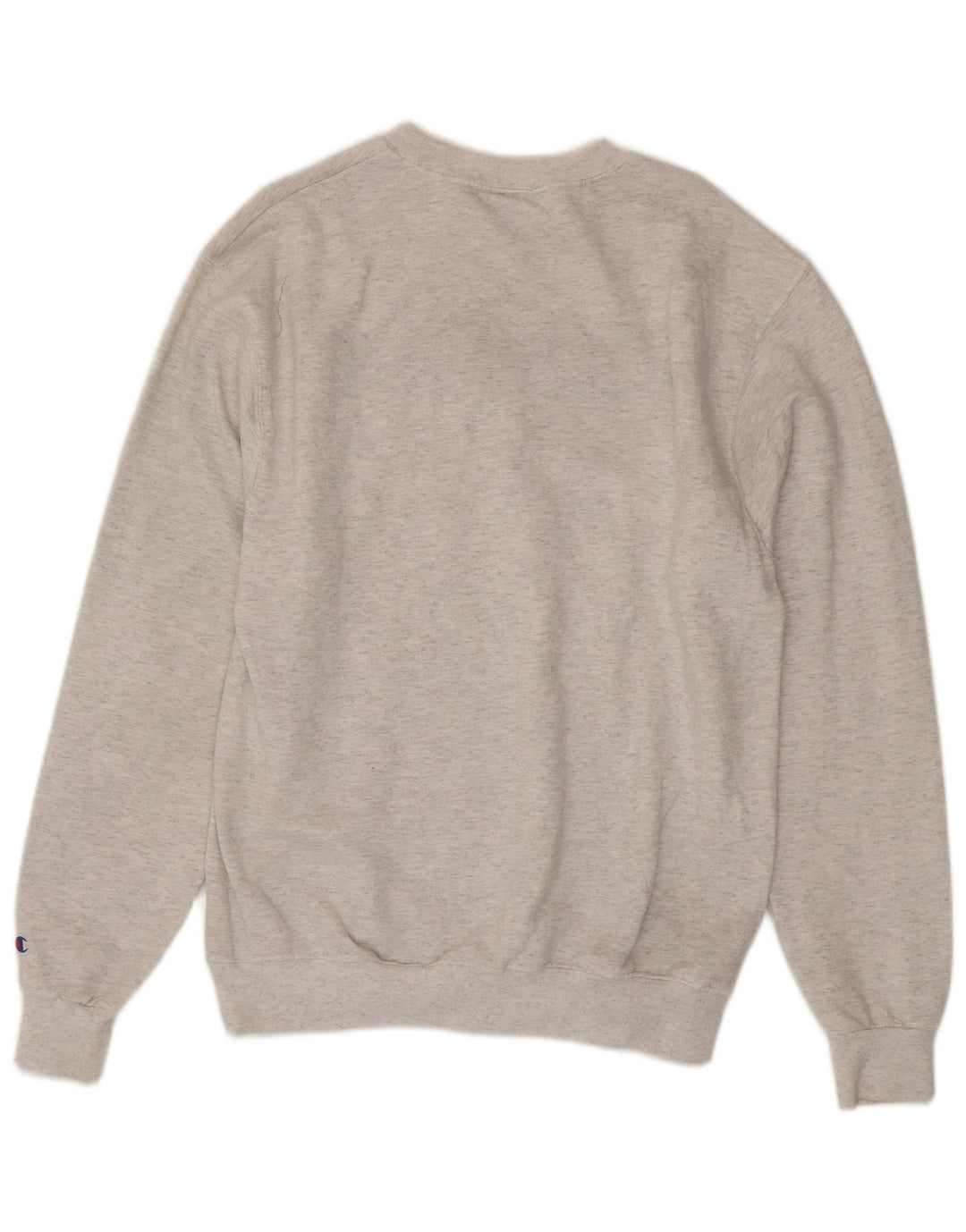 Champion Sweat-Shirt Graphique Homme Gris Moyen Coton