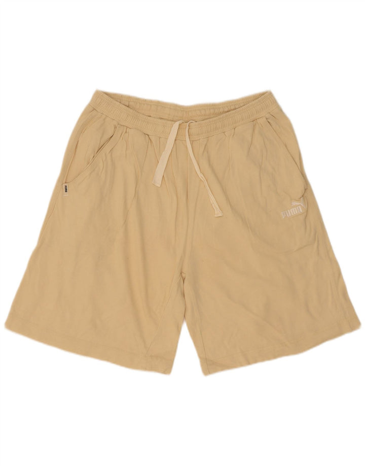 Puma Short de sport homme grand beige