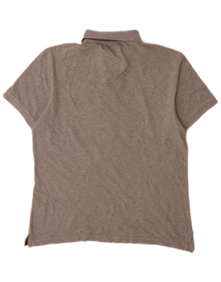 Barbour Polo Homme XL Gris Coton