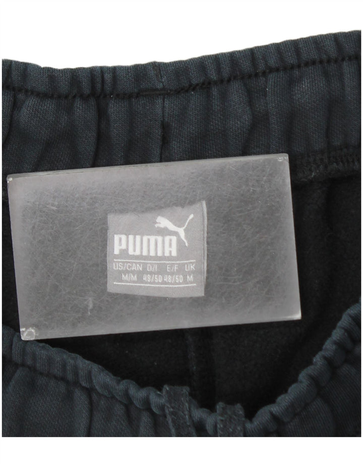 Puma Pantalon de Survêtement Droit Joggers Homme Noir Moyen Coton