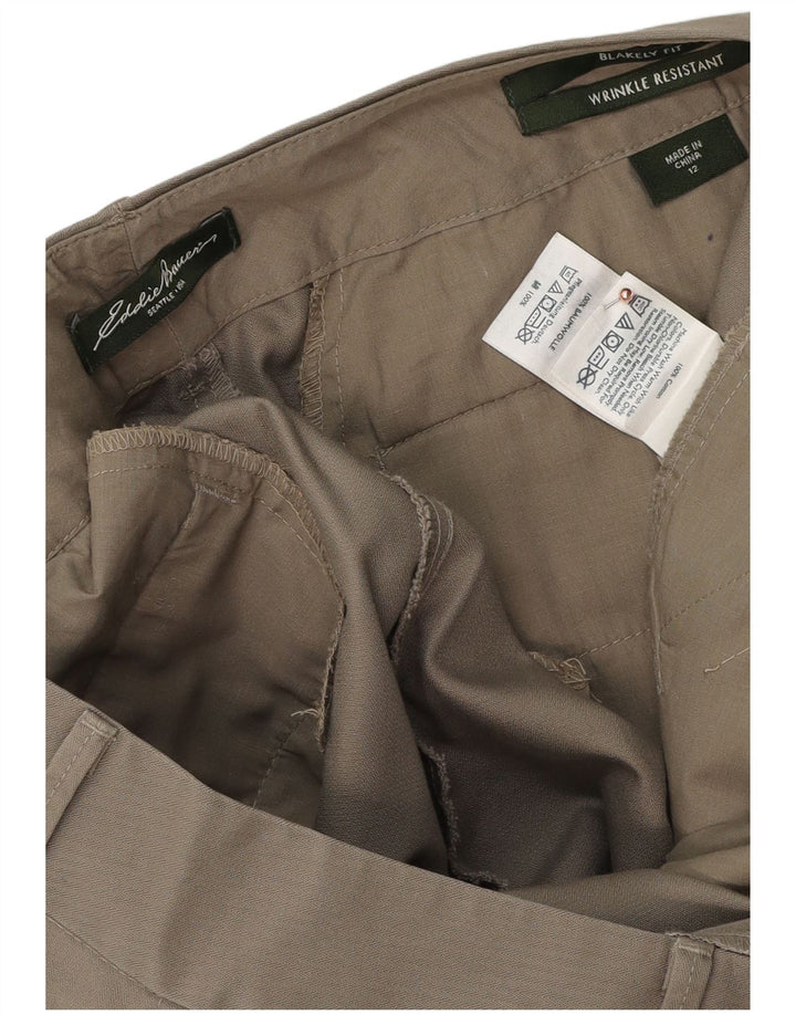 EDDIE BAUER Pantalon décontracté Blakely Fit pour femme US 12 Large W34 L34 Gris