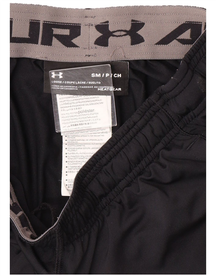 UNDER ARMOUR Short de Sport Homme Petit Noir Polyester Sports