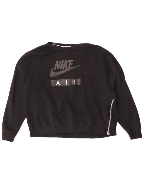 Nike Femme Air Graphic Sweat-shirt surdimensionné UK 16 Grand Noir