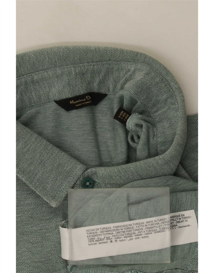 Massimo Dutti Polo Homme Grand Vert Coton
