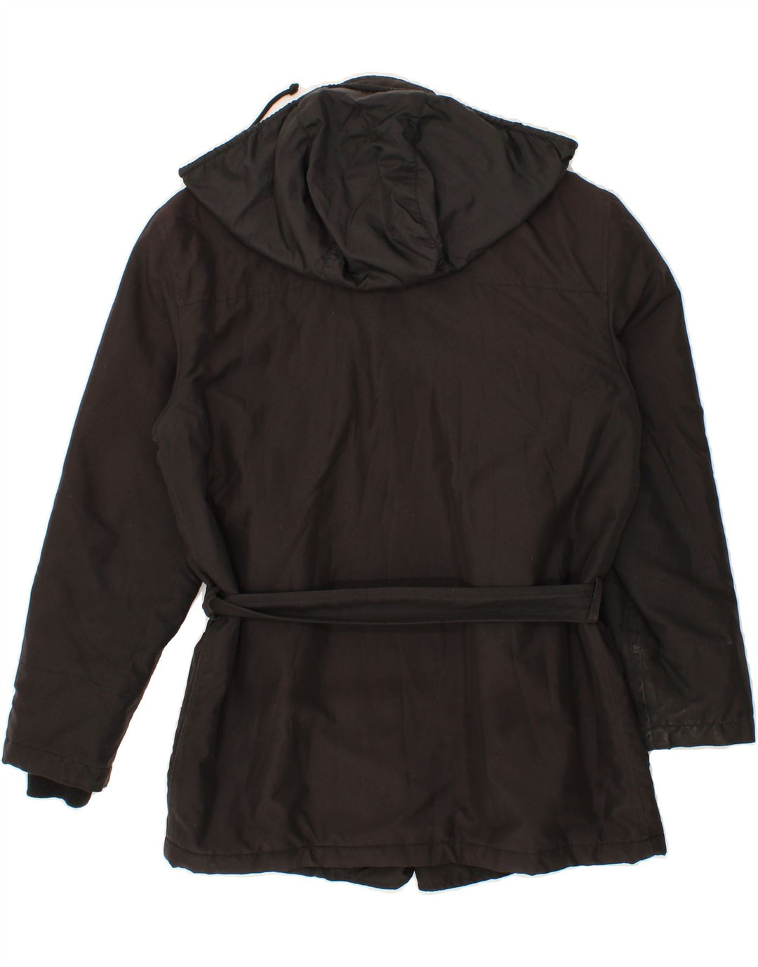 FAY Womens Hooded Windbreaker Jacket UK 12 Medium Black Vintage Fay and Second-Hand Fay from Messina Hembry 