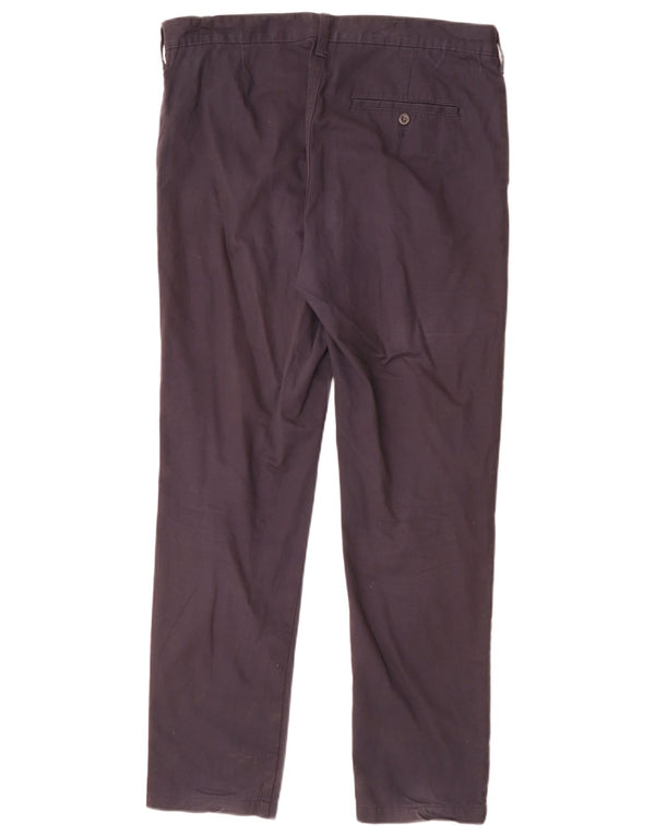 Marks & Spencer Pantalon Chino Fuselé Homme W34 L29 Bleu Marine Coton