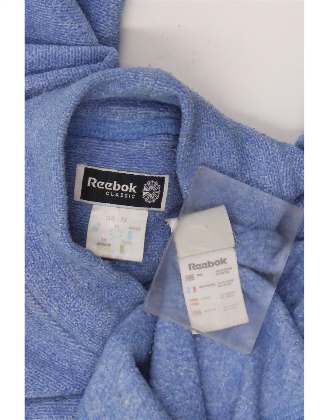 Reebok Sweat-shirt pour femme UK 42 Bleu moyen Polyester