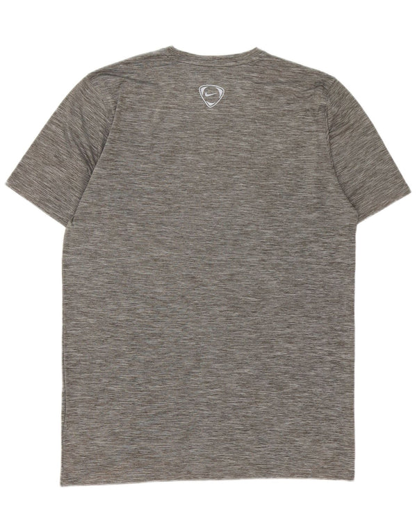 Nike Hommes Dri Fit T-Shirt Haut 3XL Gris Moucheté Polyester
