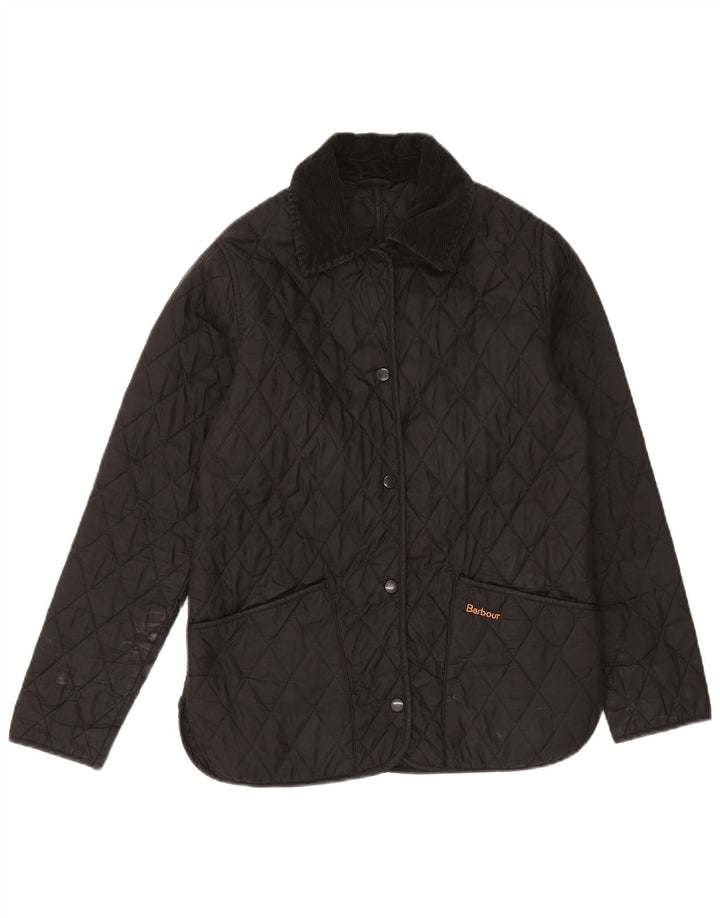 Barbour Veste matelassée pour femme UK 8 Small Noir