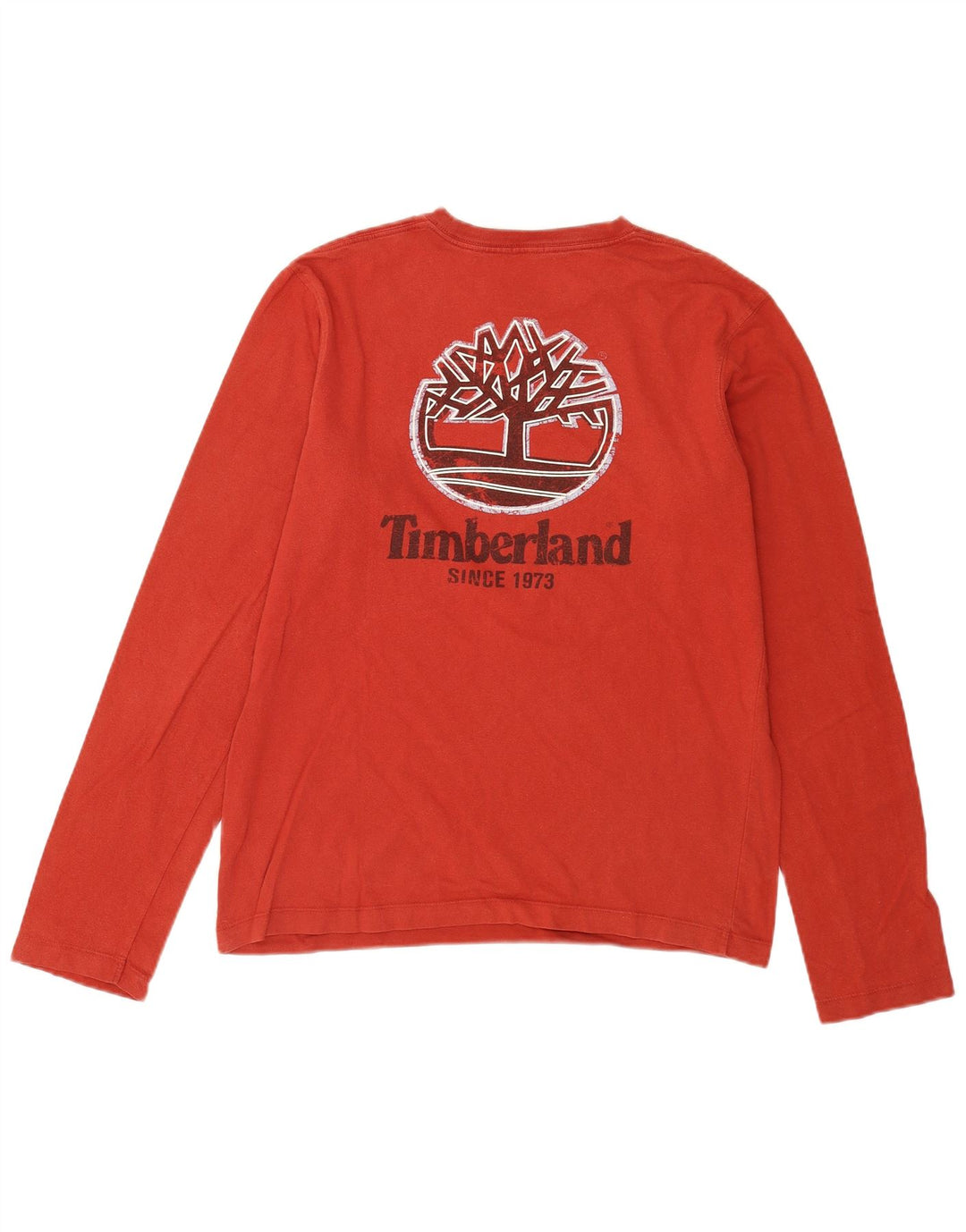 Timberland Haut à Manches Longues Earthkeepers Graphic Homme Rouge Moyen Coton