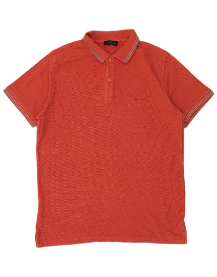 Calvin Klein Polo Homme XL Rouge Coton