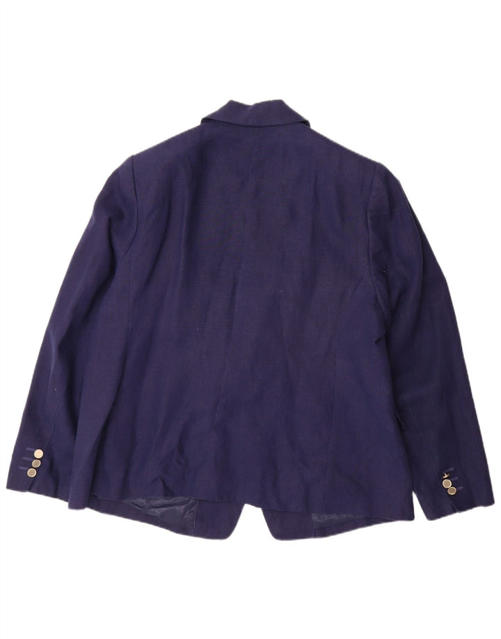 Marks & Spencer Veste blazer croisée pour femme UK 18 XL Bleu marine