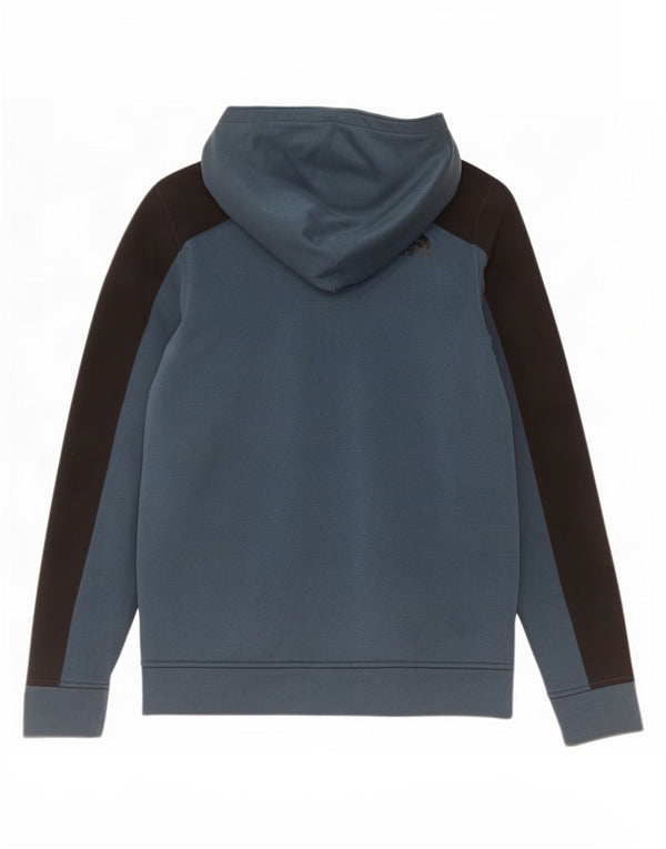 The North Face Pull à capuche zippé pour garçon 14-15 ans XL Bleu Colorblock