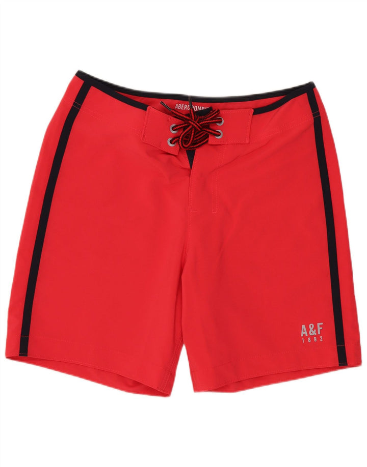 Abercrombie & Fitch Short de bain pour homme Petit rose Polyester
