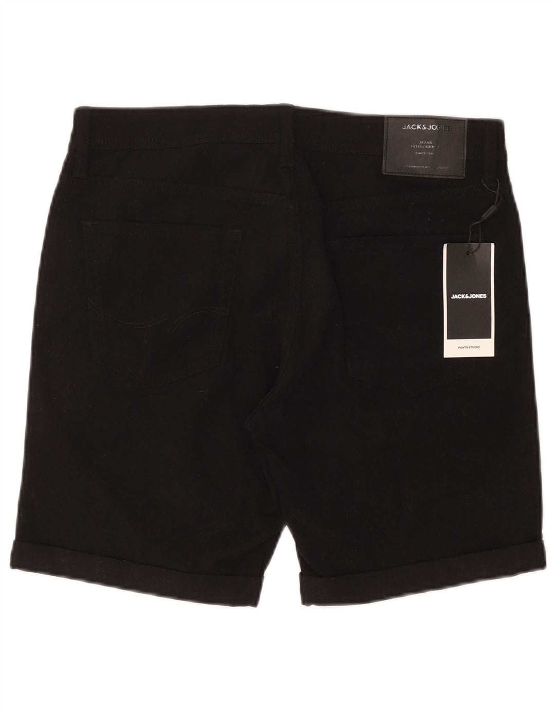 Jack & Jones Short décontracté régulier pour homme Medium W32 Noir Coton