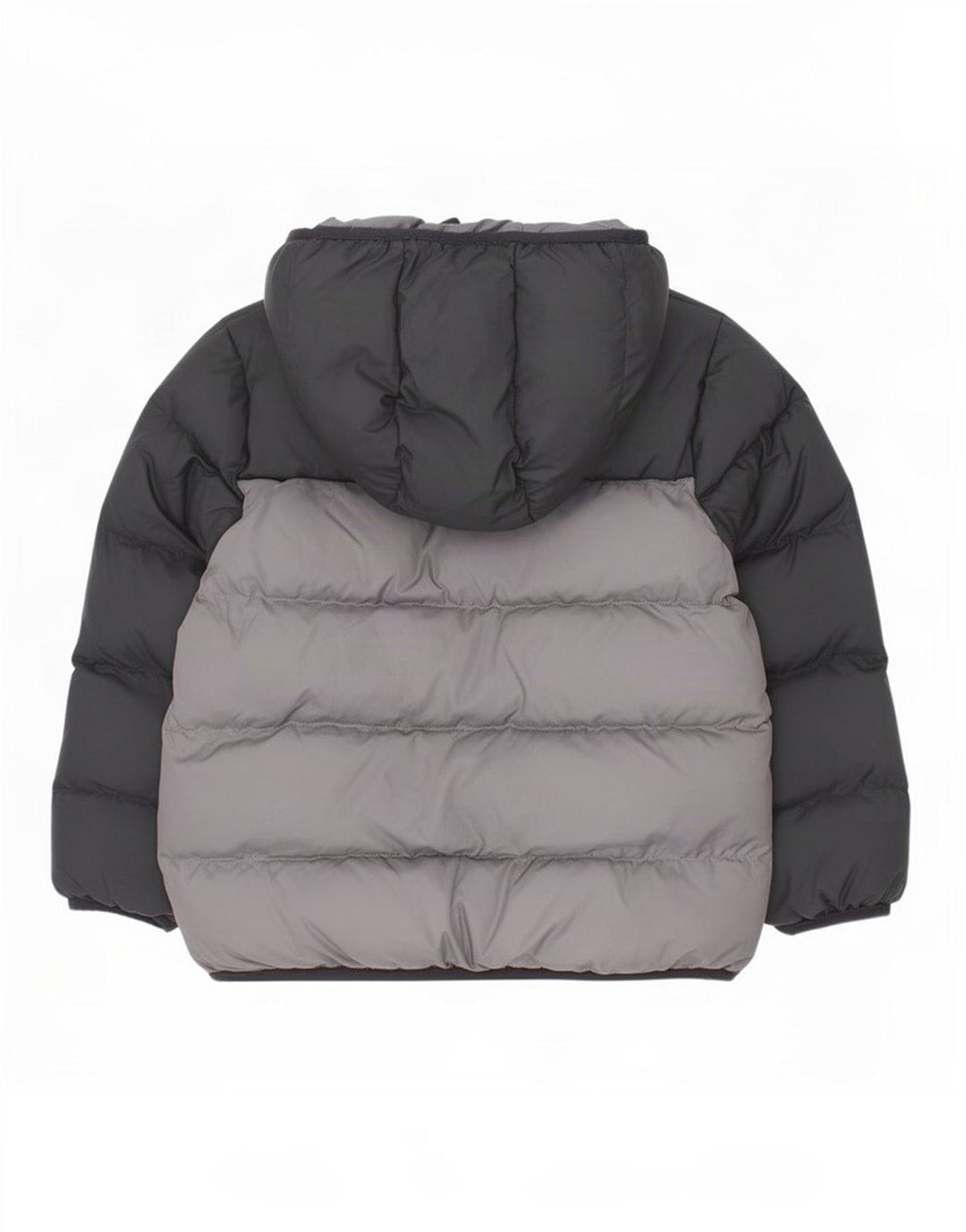 Adidas Veste matelassée à capuche pour garçon 6-7 ans Noir Colorblock Polyester