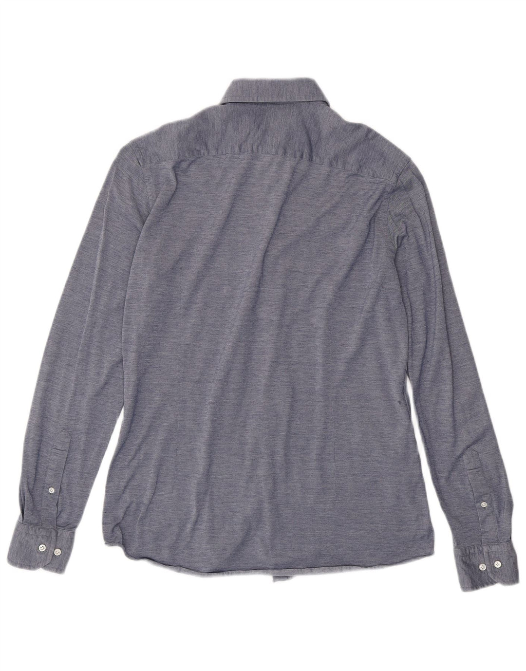 Hugo Boss Chemise ajustée sur mesure pour homme Taille 40 15 3/4 Coton bleu moyen