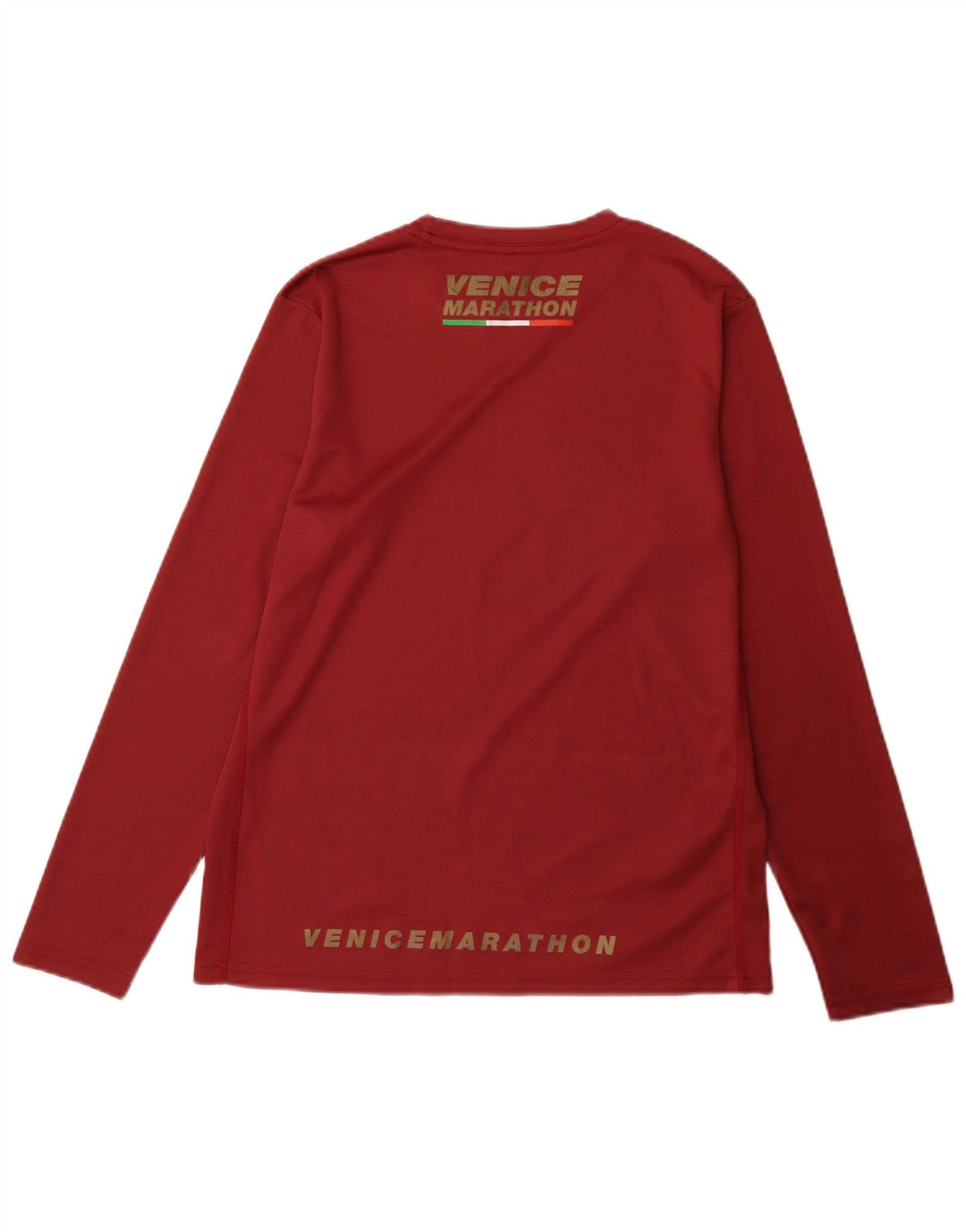 Asics Haut à manches longues Venice Marathon Graphic pour hommes, petit rouge