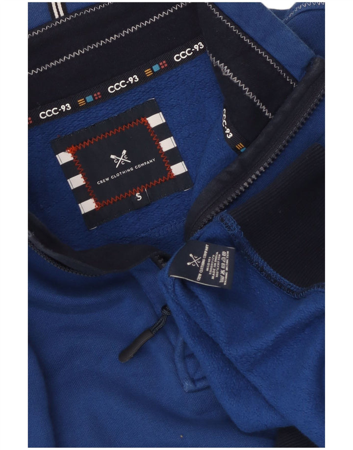 Crew Clothing Sweat-shirt graphique pour hommes, petit, bleu, colour block
