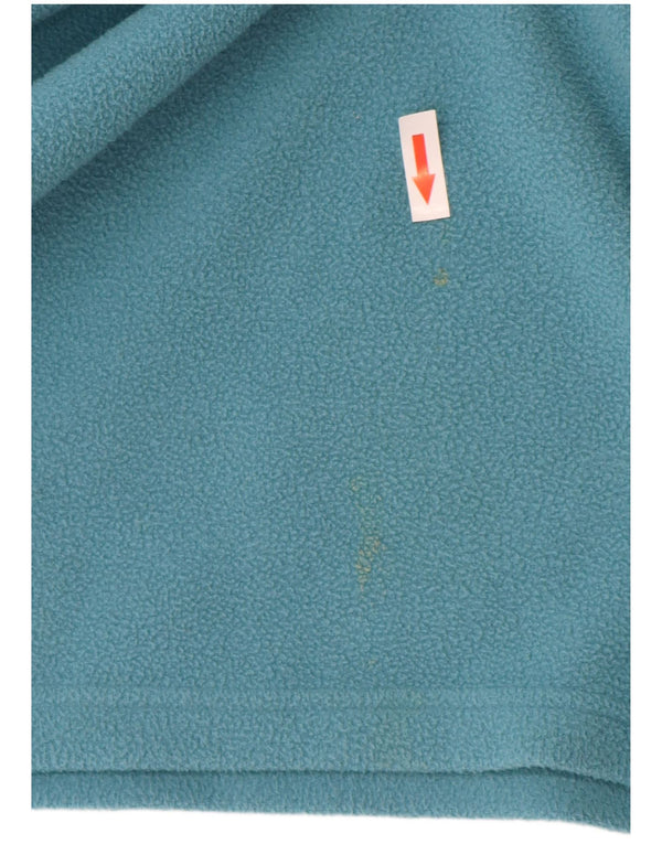 The North Face Pull polaire à col zippé pour homme Large Bleu Polyester