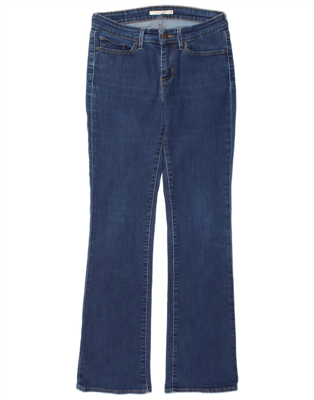 LEVI'S Jean Bootcut Femme 715 W28 L32 Bleu Coton