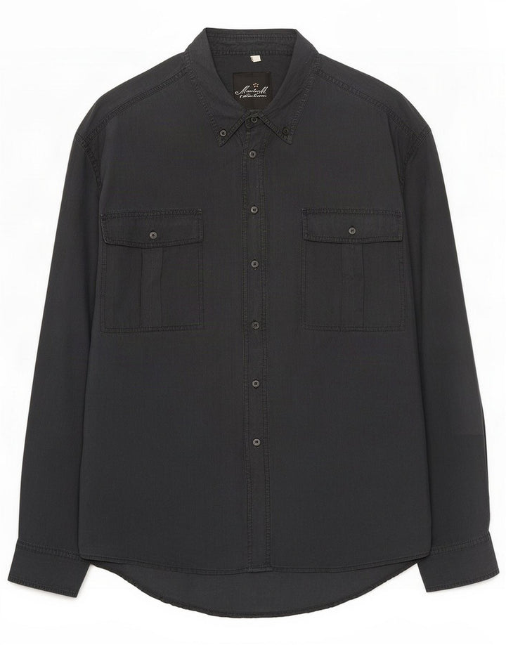 Vintage Chemise Homme Large Noir