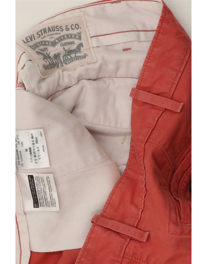 Levi's Short Chino Homme W34 Large Rose Coton